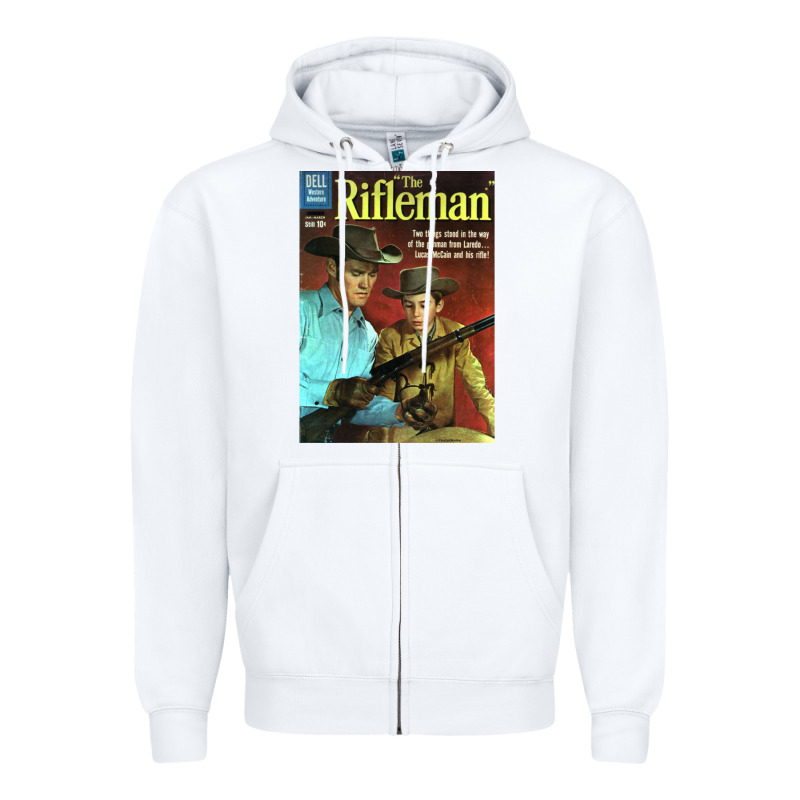 The Rifleman Retro Western Zipper Hoodie by ArtChic | Teevron