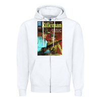 White The Rifleman Retro Western Zipper Hoodie - ArtChic