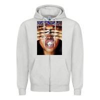 Dove Grey erykah badu baduizm 1 Zipper Hoodie - ArtChic