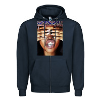 Navy erykah badu baduizm 1 Zipper Hoodie - ArtChic