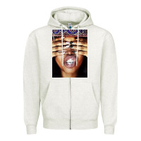 Oatmeal Heather erykah badu baduizm 1 Zipper Hoodie - ArtChic