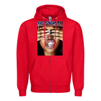 Red erykah badu baduizm 1 Zipper Hoodie - ArtChic