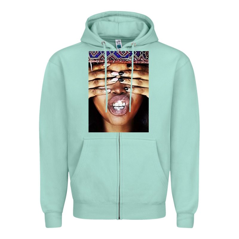 Erykah Badu Baduizm 1 Zipper Hoodie by ArtChic | Teevron
