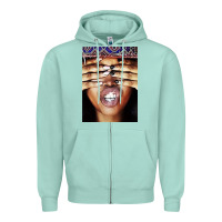 Seafoam erykah badu baduizm 1 Zipper Hoodie - ArtChic