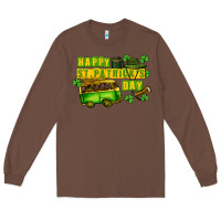 Chestnut Camper Happy St. Patrick's Day Long Sleeve Tee - CowGirlArtShop