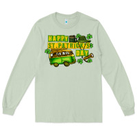 Matcha Camper Happy St. Patrick's Day Long Sleeve Tee - CowGirlArtShop