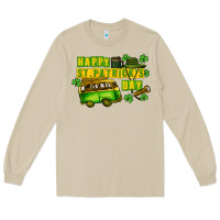 Mushroom Camper Happy St. Patrick's Day Long Sleeve Tee - CowGirlArtShop