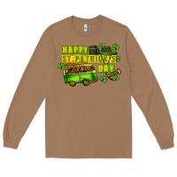 Toasted Coconut Camper Happy St. Patrick's Day Long Sleeve Tee - CowGirlArtShop