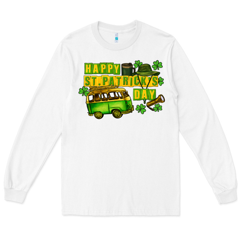 Camper Happy St. Patrick's Day Long Sleeve Tee by CowGirlArtShop | Teevron