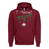 Burgundy e mentira rochyrd dominican wawawa cool dembow green tank top Zipper Hoodie - ArtChic