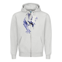 Dove Grey sadako 1 Zipper Hoodie - ArtChic