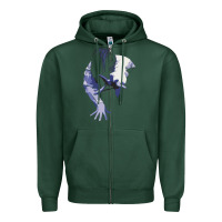 Sports Green sadako 1 Zipper Hoodie - ArtChic