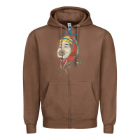 Chestnut animated bobby lee tiger belly Zipper Hoodie - ArtChic