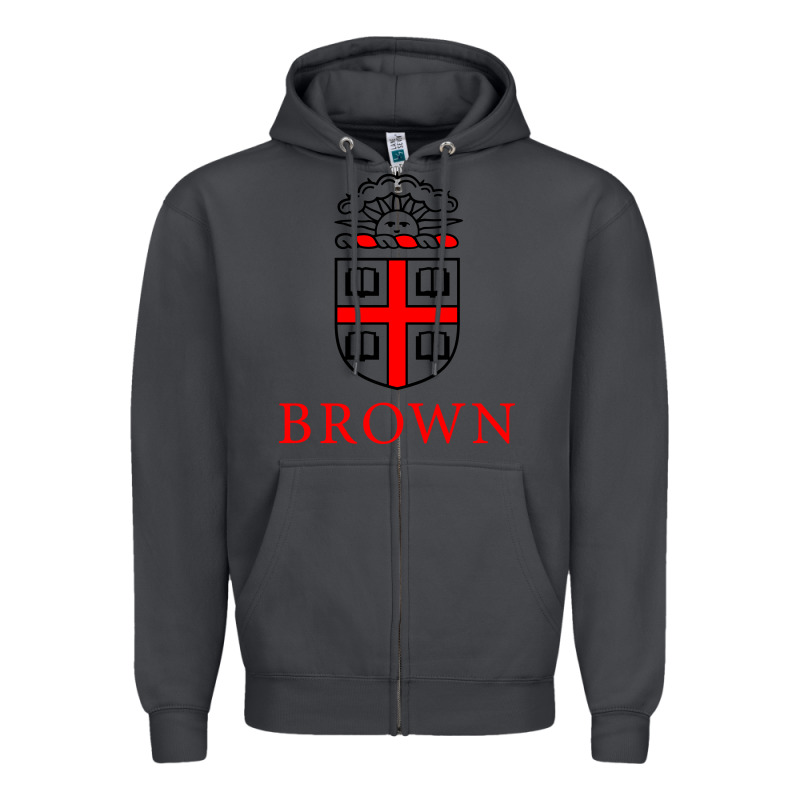 Brown University Zipper Hoodie by ArtChic | Teevron