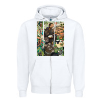 White saint francis Zipper Hoodie - ArtChic
