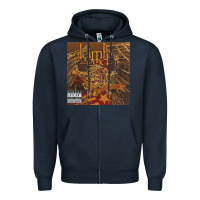 Navy Lamb of God killadelphia Zipper Hoodie - ArtChic