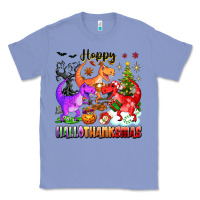 Colony Blue happy hallothanksmas dinosaur Classic Tee - texasbilliewilder