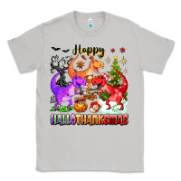 Moon Dust happy hallothanksmas dinosaur Classic Tee - texasbilliewilder
