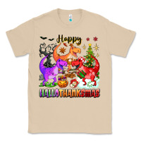 Mushroom happy hallothanksmas dinosaur Classic Tee - texasbilliewilder