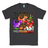 Smoke happy hallothanksmas dinosaur Classic Tee - texasbilliewilder
