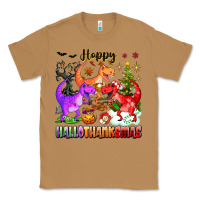 Toasted Coconut happy hallothanksmas dinosaur Classic Tee - texasbilliewilder