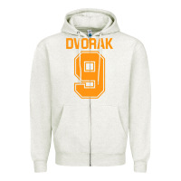 Oatmeal Heather Dvorak  Ninth Symphony Zipper Hoodie - ArtChic