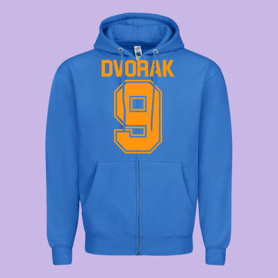 Dvorak  Ninth Symphony Zipper Hoodie Designed By Artchic