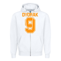 White Dvorak  Ninth Symphony Zipper Hoodie - ArtChic