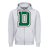 Heather Grey dartmouth college big green Zipper Hoodie - ArtChic