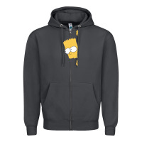 Smoke simpsons Zipper Hoodie - ArtChic