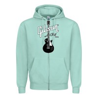 Seafoam les paul classic guitar classic Zipper Hoodie - ArtChic