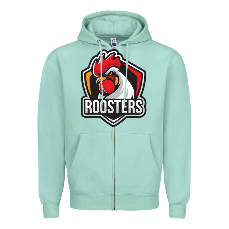 Rooster Art Zipper Hoodie by ArtChic | Teevron