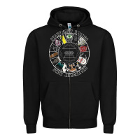 Black THE MAGNUS ARCHIVES Zipper Hoodie - ArtChic