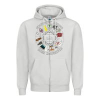 Dove Grey THE MAGNUS ARCHIVES Zipper Hoodie - ArtChic