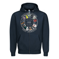Navy THE MAGNUS ARCHIVES Zipper Hoodie - ArtChic
