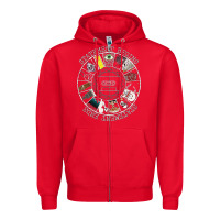 Red THE MAGNUS ARCHIVES Zipper Hoodie - ArtChic