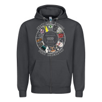 Smoke THE MAGNUS ARCHIVES Zipper Hoodie - ArtChic