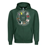 Sports Green THE MAGNUS ARCHIVES Zipper Hoodie - ArtChic