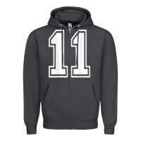 Smoke number 11 shirt sports player number back of shirt Zipper Hoodie - ArtChic