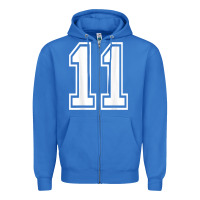 True Royal number 11 shirt sports player number back of shirt Zipper Hoodie - ArtChic