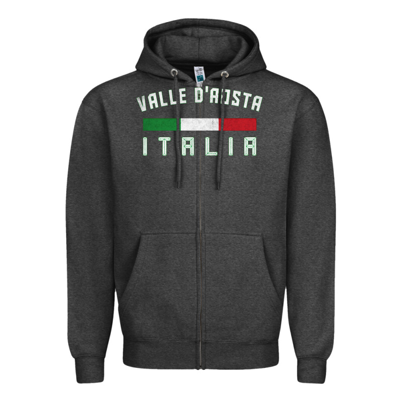 Valle D'aosta Italia Italy Region Typography Design Zipper Hoodie by ArtChic | Teevron