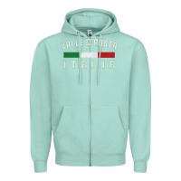 Seafoam valle d'aosta italia italy region typography design Zipper Hoodie - ArtChic