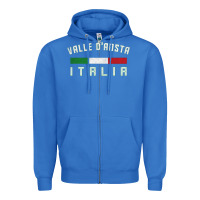 True Royal valle d'aosta italia italy region typography design Zipper Hoodie - ArtChic