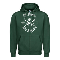 Sports Green die' hunns Zipper Hoodie - ArtChic