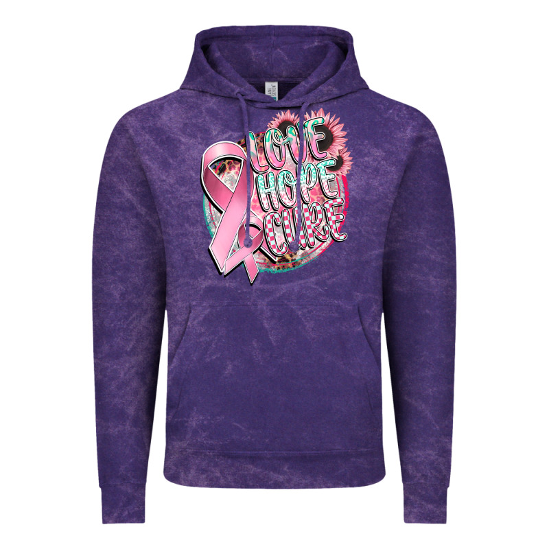 Love Hope Cure Vintage Hoodie by CowGirlArtShop | Teevron