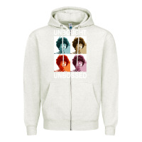 Oatmeal Heather unbought unbossed shirley chisholm retro vintage gift long sleeve t sh Zipper Hoodie - ArtChic