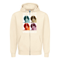 Sandshell unbought unbossed shirley chisholm retro vintage gift long sleeve t sh Zipper Hoodie - ArtChic