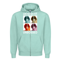Seafoam unbought unbossed shirley chisholm retro vintage gift long sleeve t sh Zipper Hoodie - ArtChic