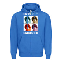 True Royal unbought unbossed shirley chisholm retro vintage gift long sleeve t sh Zipper Hoodie - ArtChic