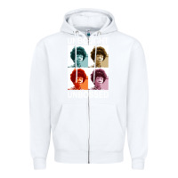 White unbought unbossed shirley chisholm retro vintage gift long sleeve t sh Zipper Hoodie - ArtChic